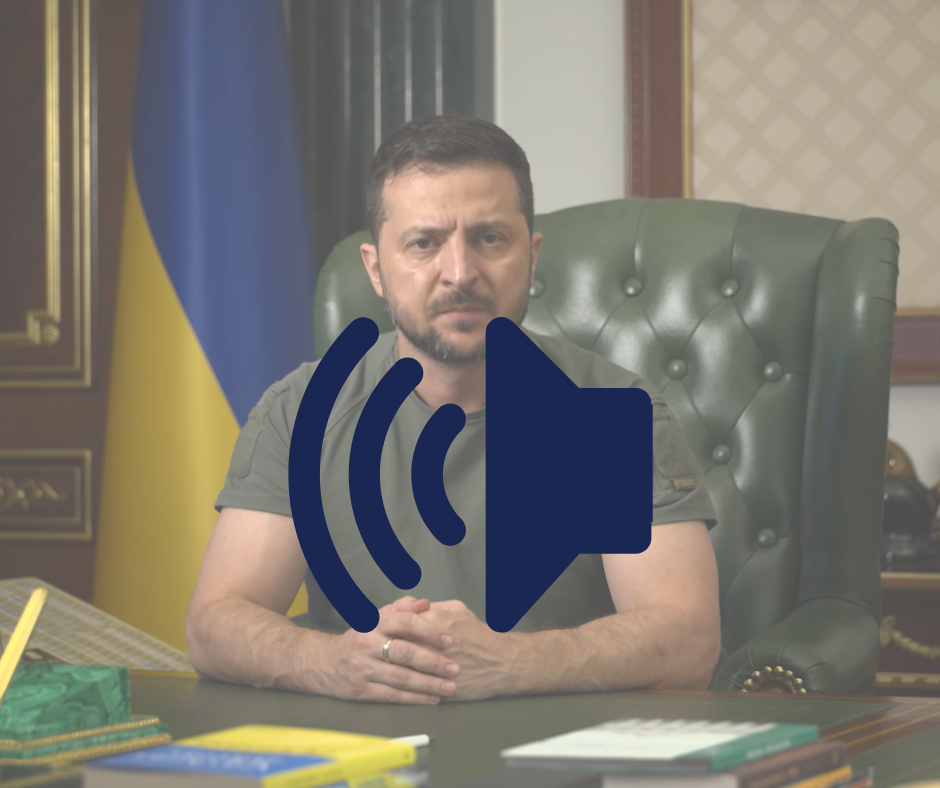 Президент України Володимир Зеленський звертається до українців